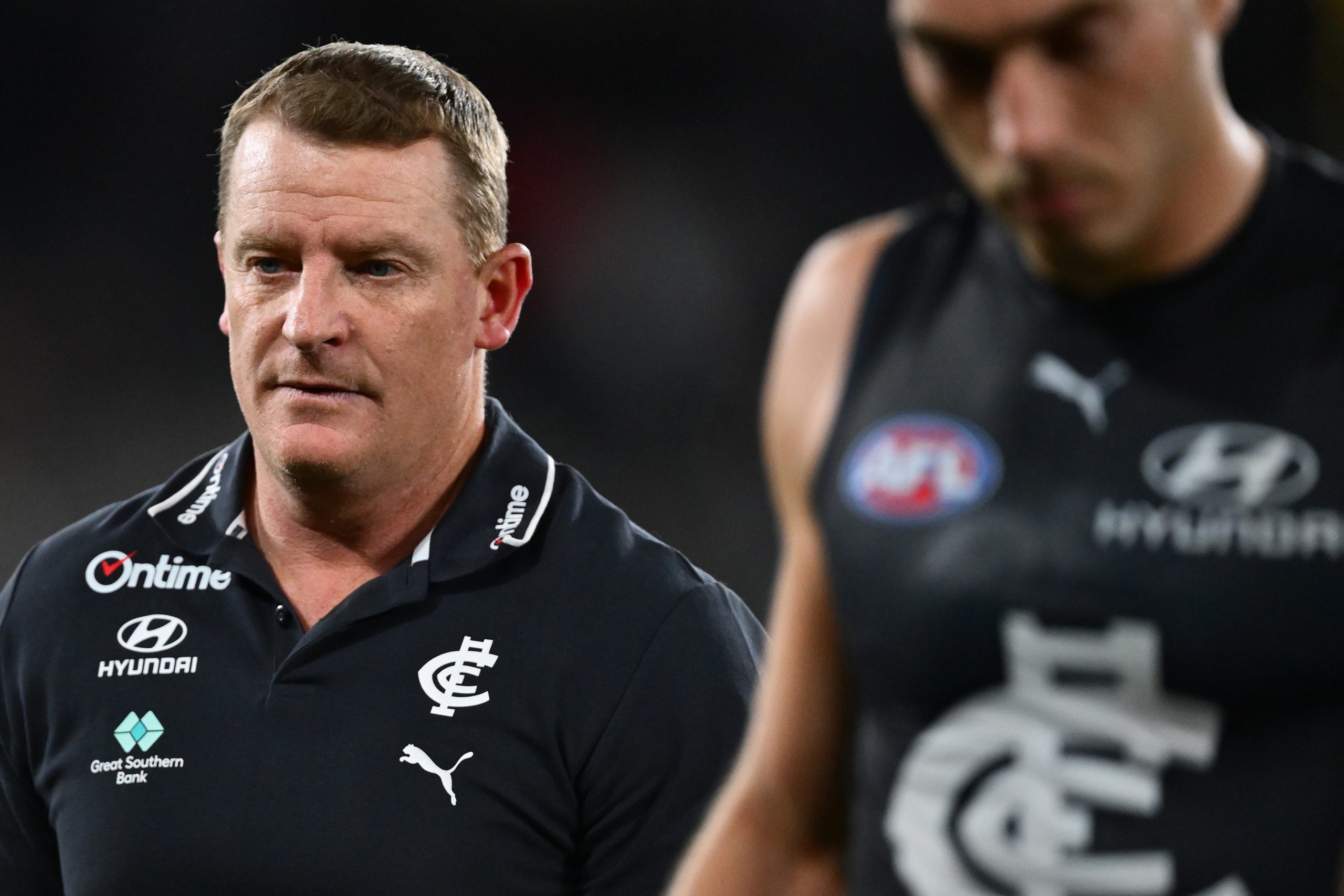 Michael Voss after Carlton's loss to St Kilda.