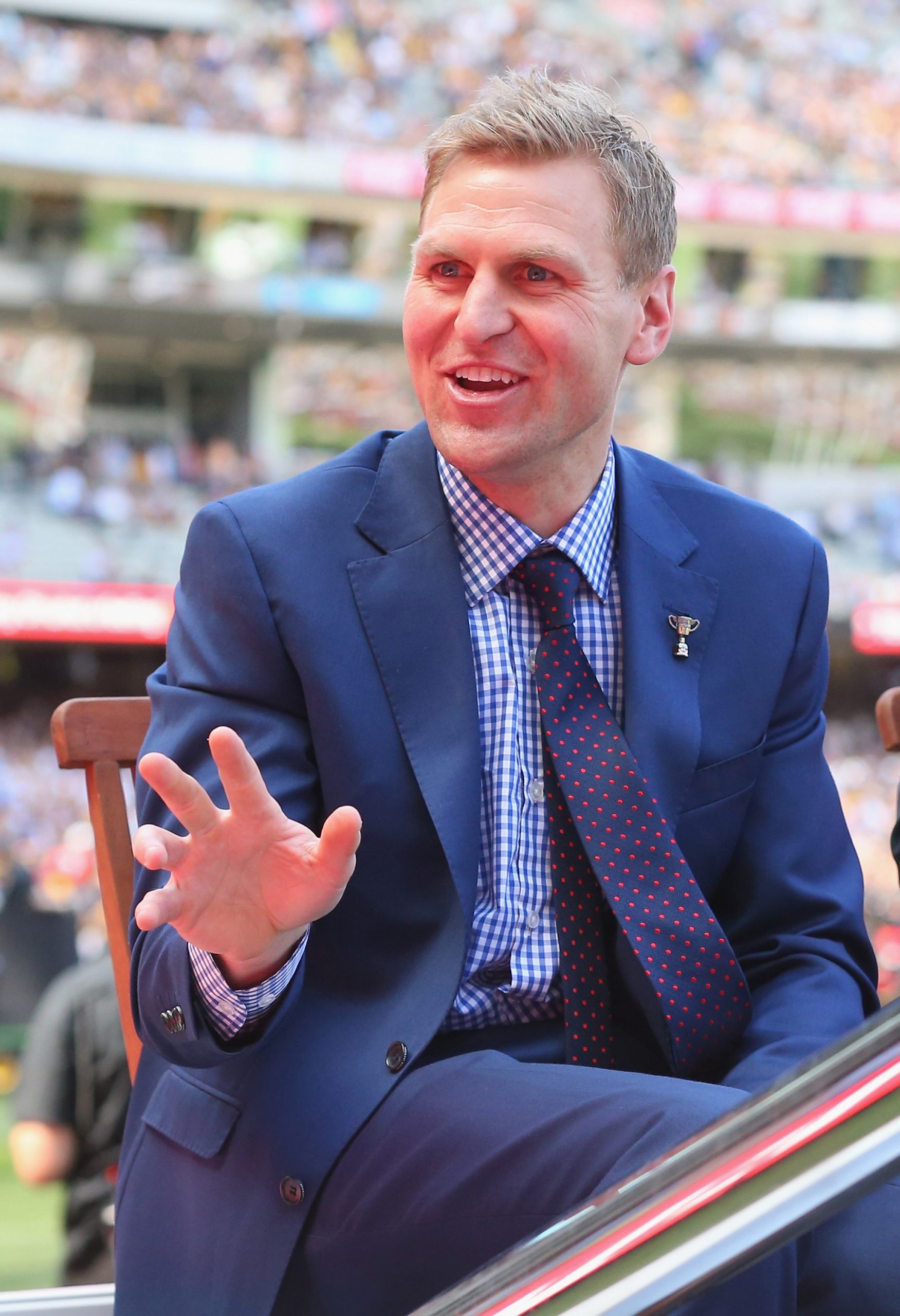 Kane Cornes at Melbourne Cricket Ground.